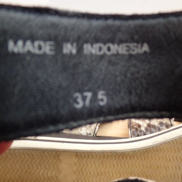 Marc Jacobs Sz 37.5 (7) Animal Print Zip Up Shoes - Picture 8 of 14